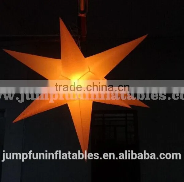 Colour Change LED Inflatable Star Hanging Lighting Balloon photo-4