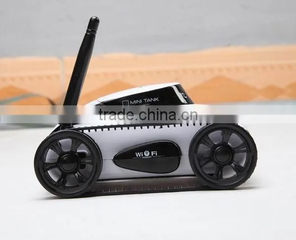 Mini I-Spy 4CH RC Tank WiFi FTV Car Android/IOS Controled WiFi Camera Remote Control Tank photo-3
