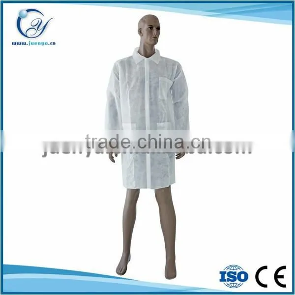 2016 New Product Disposable Nonwoven Doctor Medical White Lab Coat photo-3