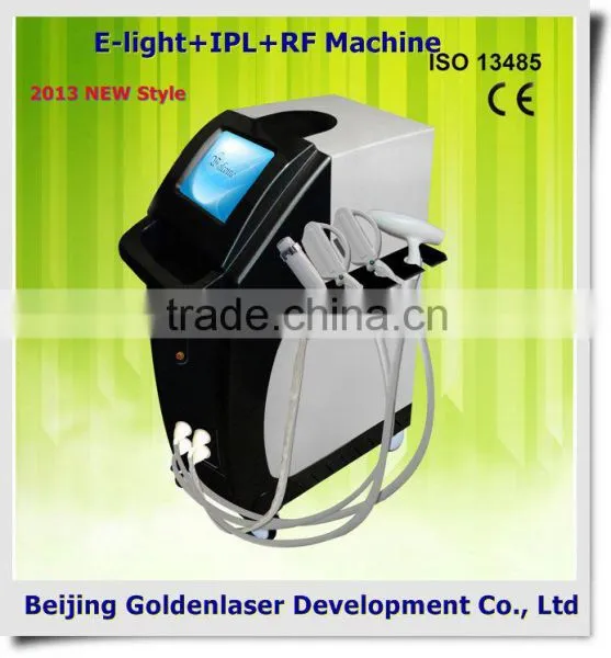2013 Exporter E-light+IPL+RF Machine Elite Epilation Machine Weight Loss Cosmetic Manufacturing Machinery