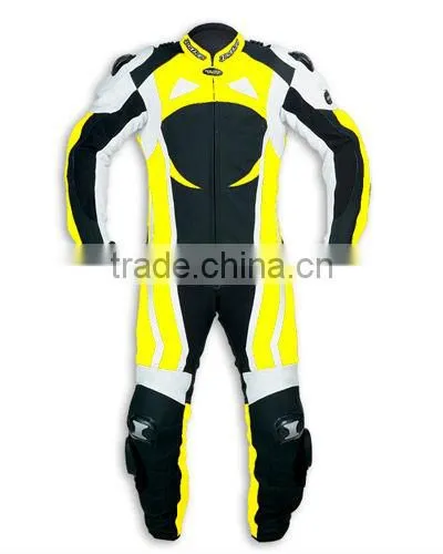 Men Motorbike Leather Suit Custome Made Motorbike Suit photo-5
