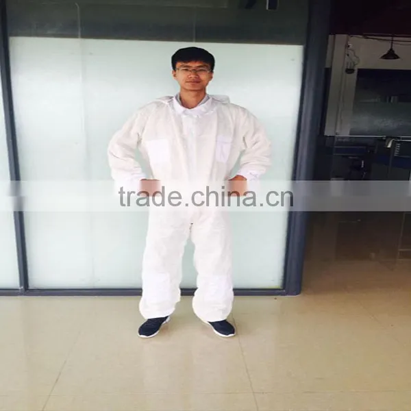 2017 Cotton Fancing Veil Bee Suits Honey Protection Jumpsuit ClothingsHigh Quality Ultra Breeze Ventilated Beekeeping Suits photo-2