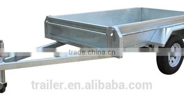 8x4 Chequer Plate Fully Weld Trailers/8x4 Power Coated Trailer/Car Trailer/Australia Trailer photo-2