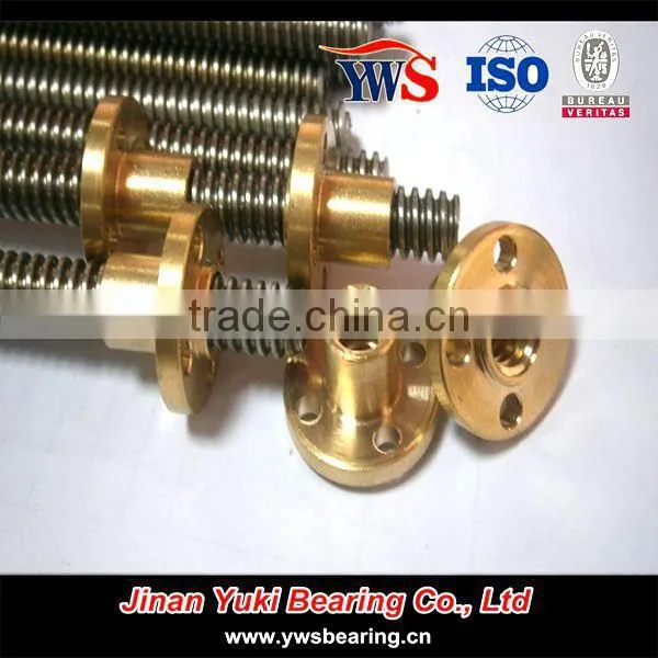 8mm 10mm Lead Screw With Trapezoidal Thread and Brass Nut photo-3