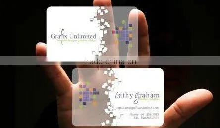 Clear Plastic Vip Business Card With Printing photo-5