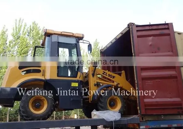 Latest Export 1.0 Ton Wheel Loader, With CE Mini Wheel Loader ZL10F, JT910 photo-2