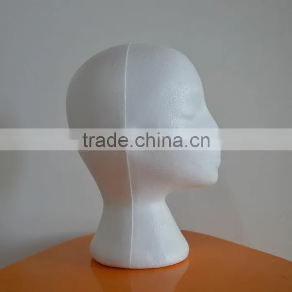 Polystyrene Women Styrofoam Foam Mannequin Head Stand Model Dummy Shop Display- photo-5
