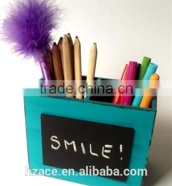 Wooden Chalkboard Pen Box photo-2