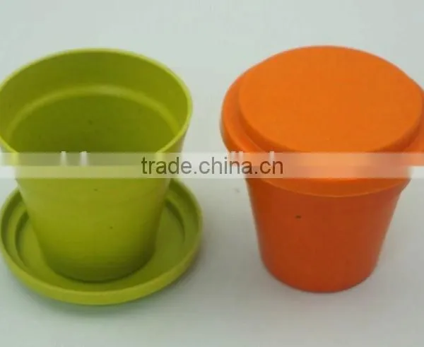 Eco-friendly Bamboo Fiber Flower Pots photo-6