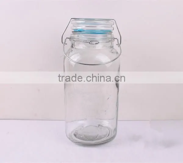 5L Cylinder Glass Juice Jar With Metal Rack photo-2