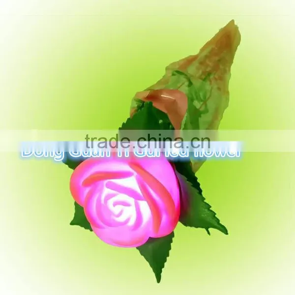 LED Flower for Wedding Place Led Rose Flower/ Beautiful Inflatable Led Rose Flower Rose photo-2