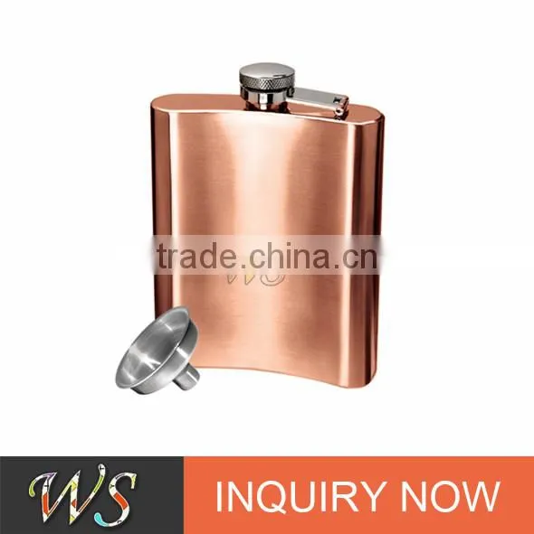 2016 Hot Selling Free Sample of BPA Free Eco-friendly Feature Copper Flask photo-3