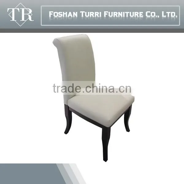 2015 Luxury Euro Style White Leather Dining Chair photo-3
