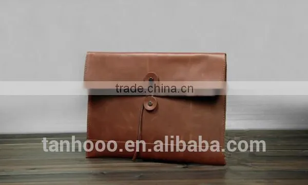 Hot Sale Men's Real Leather Business Clutch Wrist Bag Handbag Organizers Briefcase Wallet