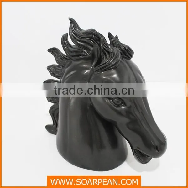 Customized Decoration Elegant Vivid Horse Head Sculpture photo-5