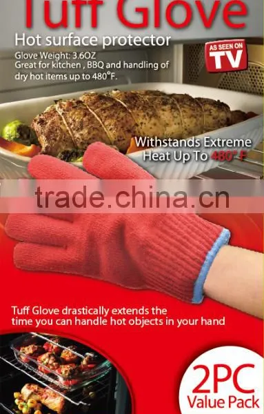 Tuff Oven Glove Red Blue Pink Color photo-3