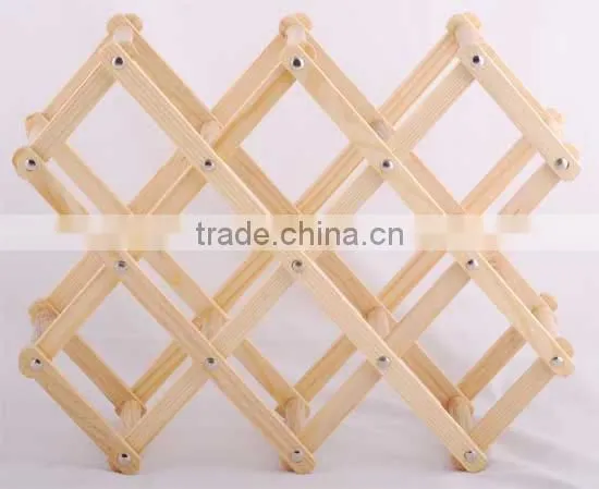 Wooden Wine Bottle Stand-creative Wooden Rack photo-2