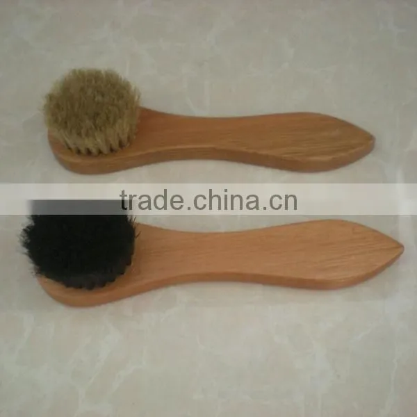 wooden shoe brush