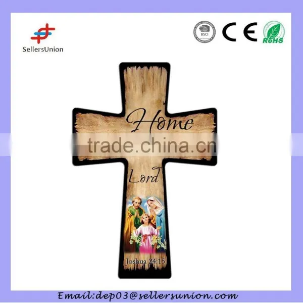 Ceramic Jesus Wall Cross Ornament Hanging