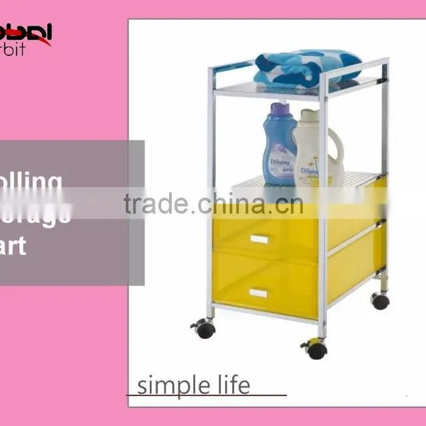 Sort Bin Organizer Storage Sturdy Shelf MDF Lightweight Medical 5 Drawers Rolling Carts photo-4