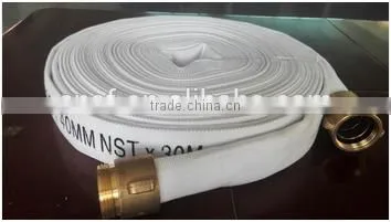 Synthetic Rubber Lined 40mm Single Jacket Fire Hose