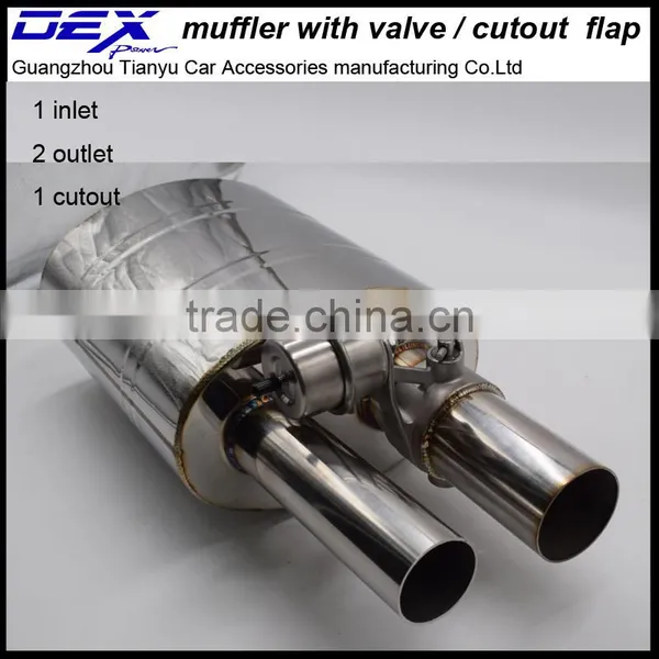 Performance Muffler With Exhaust Cutout Kit in Exhaust System photo-4