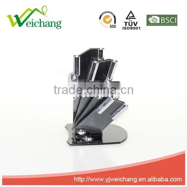 WC-D02 PVC Knife Holder Cutting Head Fashion Design Blade Holder Modern Design Clear Acrylic Knife Holder photo-2