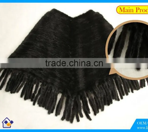 High Quality Knitted Mink Shawl photo-5
