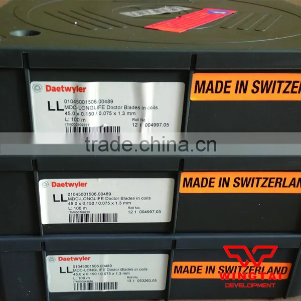 W45mm* T0.15mm*L100m Switzerland Daetwyler MDC Doctor Blade(Longlife) photo-6