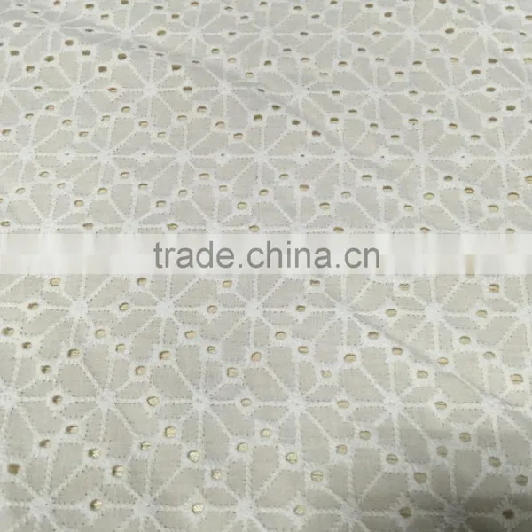 Burn Out Cotton Lace Fabric for Dress photo-3