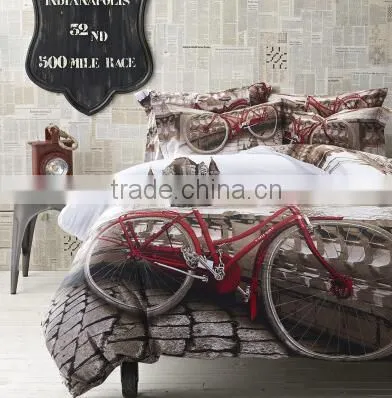 Competitive Price Digital Printed Chinese Cheap Bedspreads,choice Hotels Satin Bedding photo-5