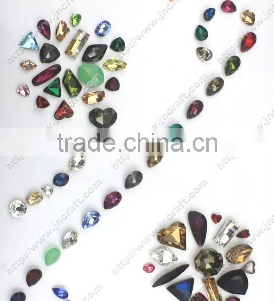 Wholesale Crystal Loose Fancy Stone Jewelry Findings Components photo-2