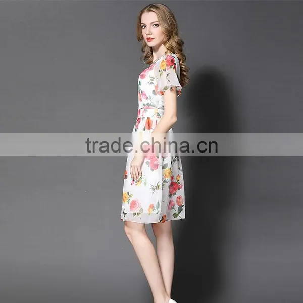 Maxnegio Flower Girl Dress Patterns With Batwing Sleeve Casual Summer Dresses photo-4