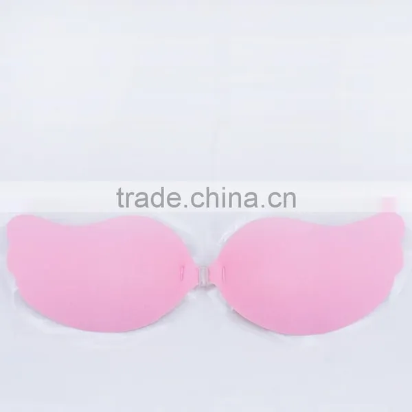 Flesh Color Silicone Sexy Nude Bra for Women photo-4