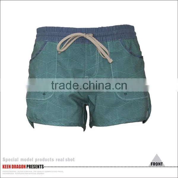 Sublimated Printed Women's Boardshorts Ladies Sports Shorts Beach Shorts photo-2