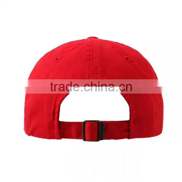 Fashion High Quality Cotton Twill Plain Metal Buckle Back Baseball Cap photo-6