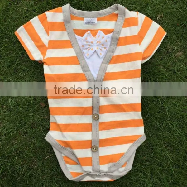 2015 New Bubble Stripe Romper Baby Boys Romper Cotton Baby Romper 1.Size: 4-6M, 7-9M,10-12M, photo-6