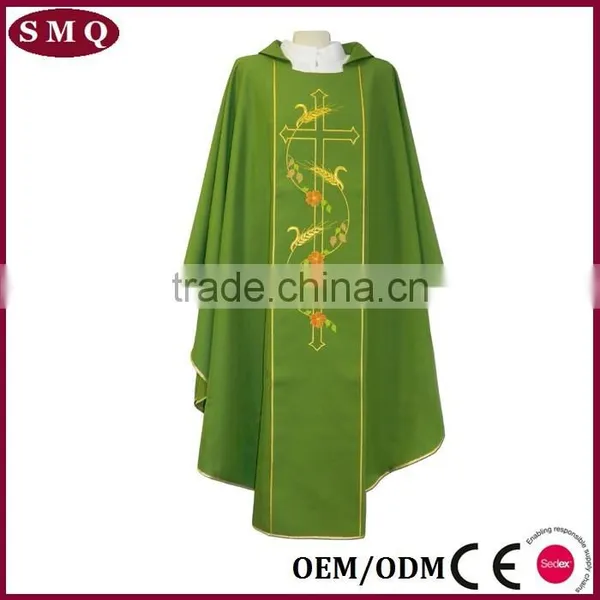 Lent Asymmetrical Cross Preist Wear Chasuble photo-2