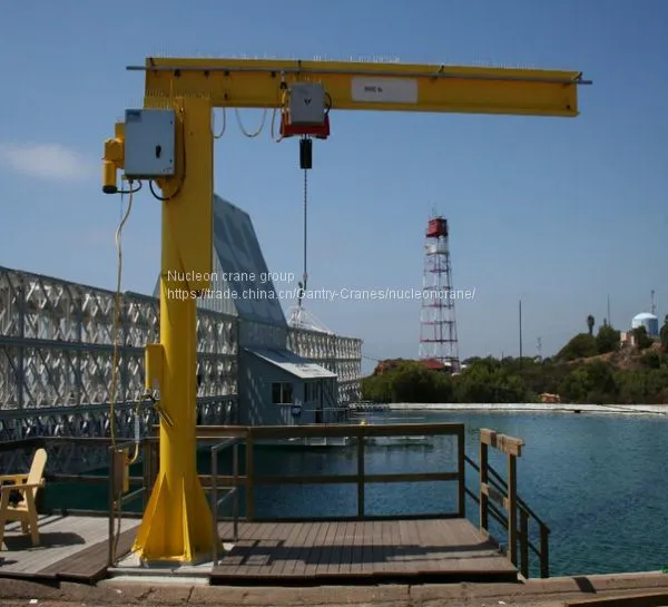Widely Used Derricking Jib Crane With Swivel Facility up to 360 Degree photo-4