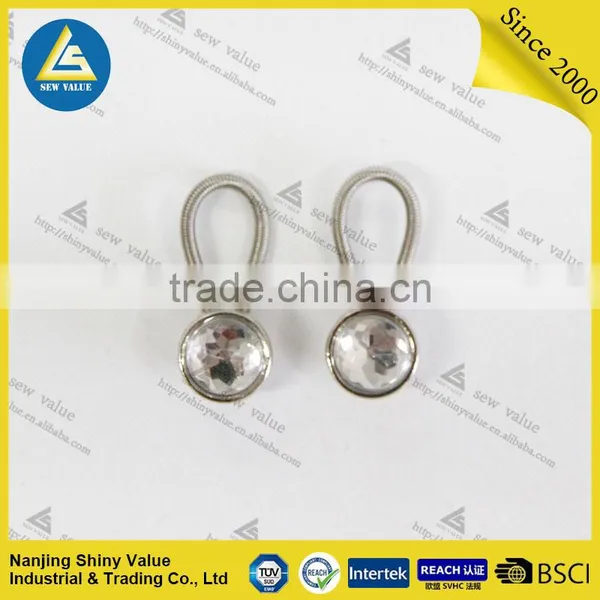 Different Sizes Custom Packing Cheap Metal Collar Extenders for Shirts With Crystal on the Surface photo-5