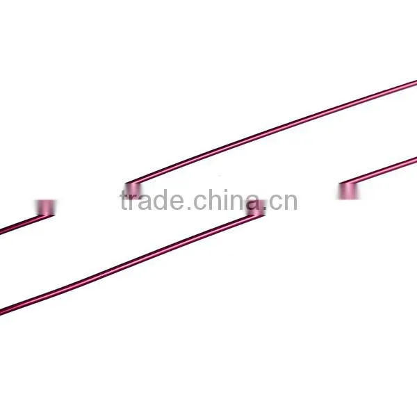 Copper Beading Wire Thread Cord Round Wine Red 0.4mm Dia. , 2 Rolls photo-3