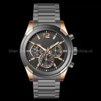 New Metal Watch Brand Custom Logo Stainless Steel Men Watch Factory