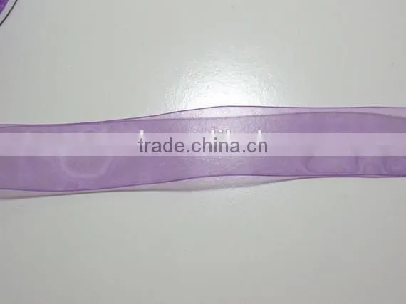Decorative Colorful Sheer Organza Ribbon photo-3