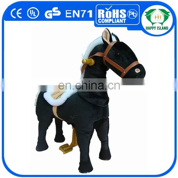HI Special Offer Horse Ride Toy With Wheel for Kids,mechanical Riding Horse for Sale photo-4