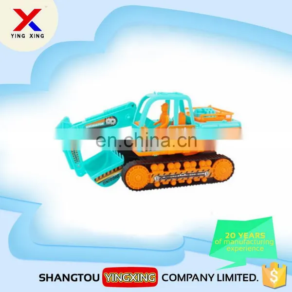 High quality kids plastic friction truck toy excavator