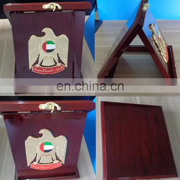 3D Eagle Wooden Case Trophy for National Day photo-4