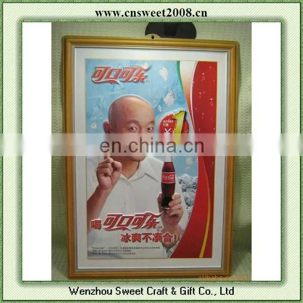 Plastic Pvc 3d Picture Poster for Wall Decoration