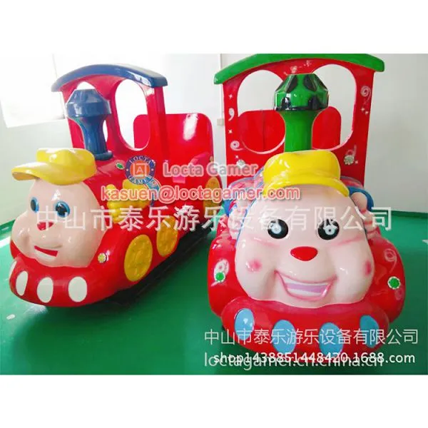 Zhongshan Amusement Park Equipment, Kiddy Rides, Cartoon Train for Kids, Coin Operated Swing Game Machine Rocking photo-4