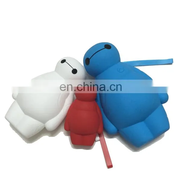 Cute Kawaii Baymax Shape Car Key Holder Promotion Girls Wallet Wristlet Fashion Ladies Mini Coin Purse photo-5
