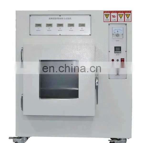 Oven Type High Temperature Adhesive Tape Retention Testing Machine,High Temperature Packing Tape Retention Test Equipment photo-4